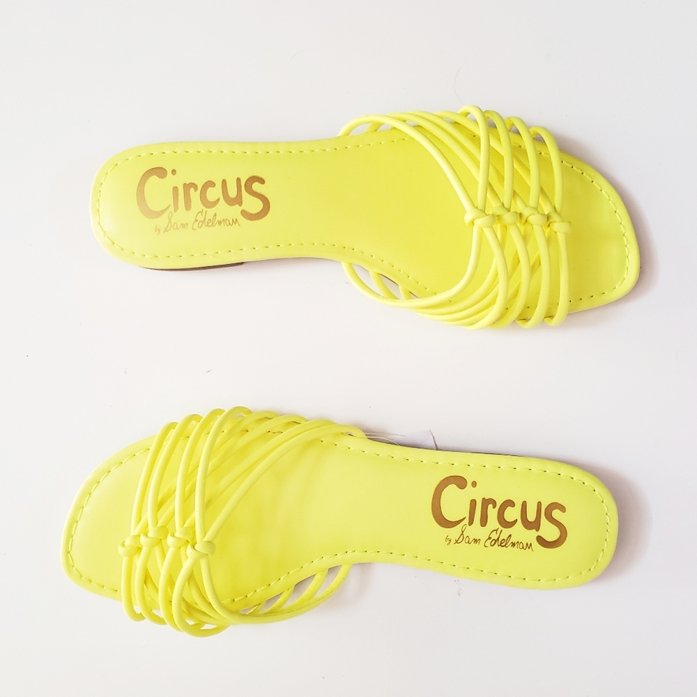 Circus by Sam Edelman Neon Yellow Slippers